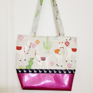 Hand made lama tote